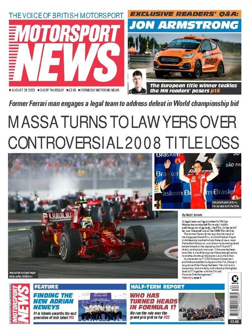 Title details for Motorsport News by Kelsey Publishing Ltd - Available